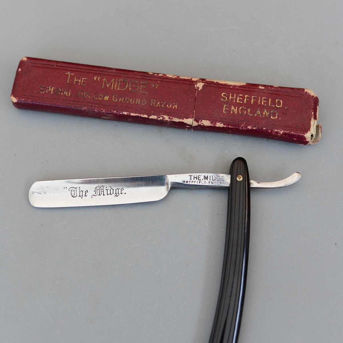 Vintage The MIDGE Sheffield Straight Razor