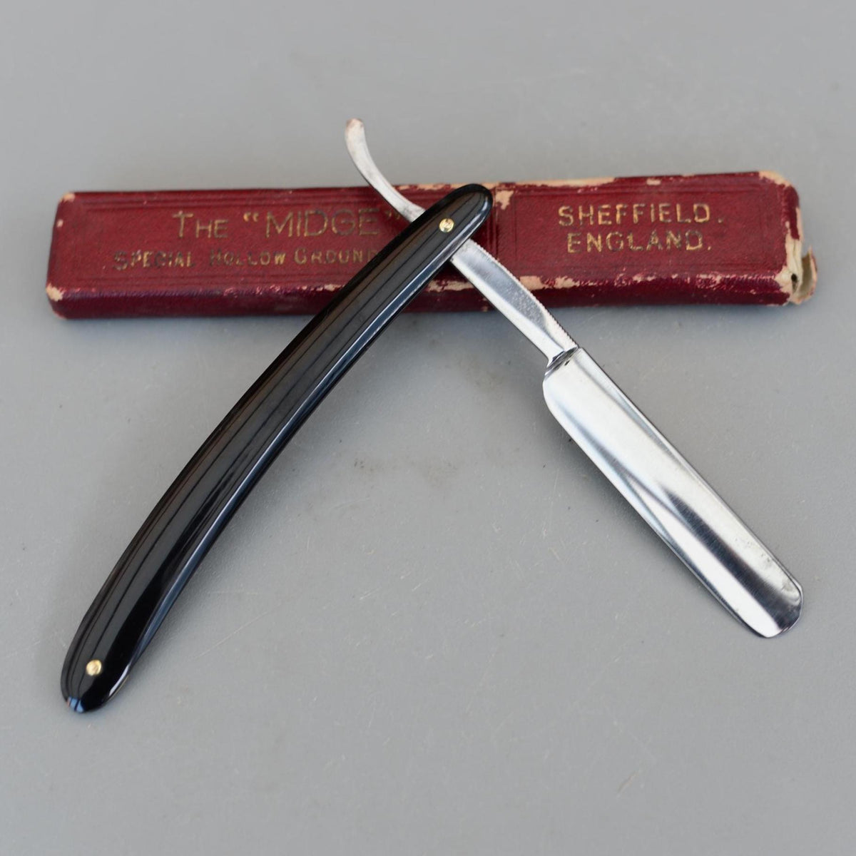 Vintage The MIDGE Sheffield Straight Razor