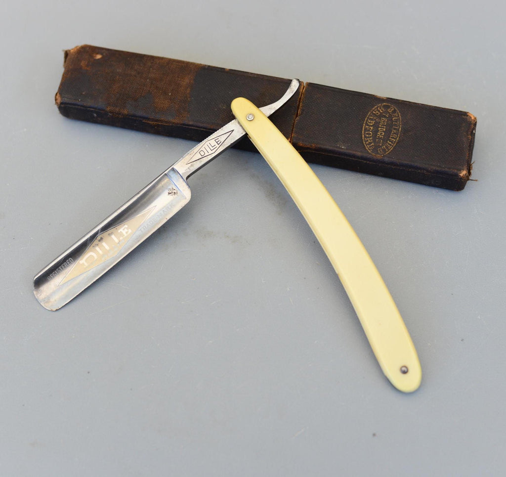 Vintage DILLE No 130 Germany Straight Razor
