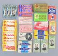 Vintage Set Safety Razor Blade & Wrappers Gillette Minora 7Oclock