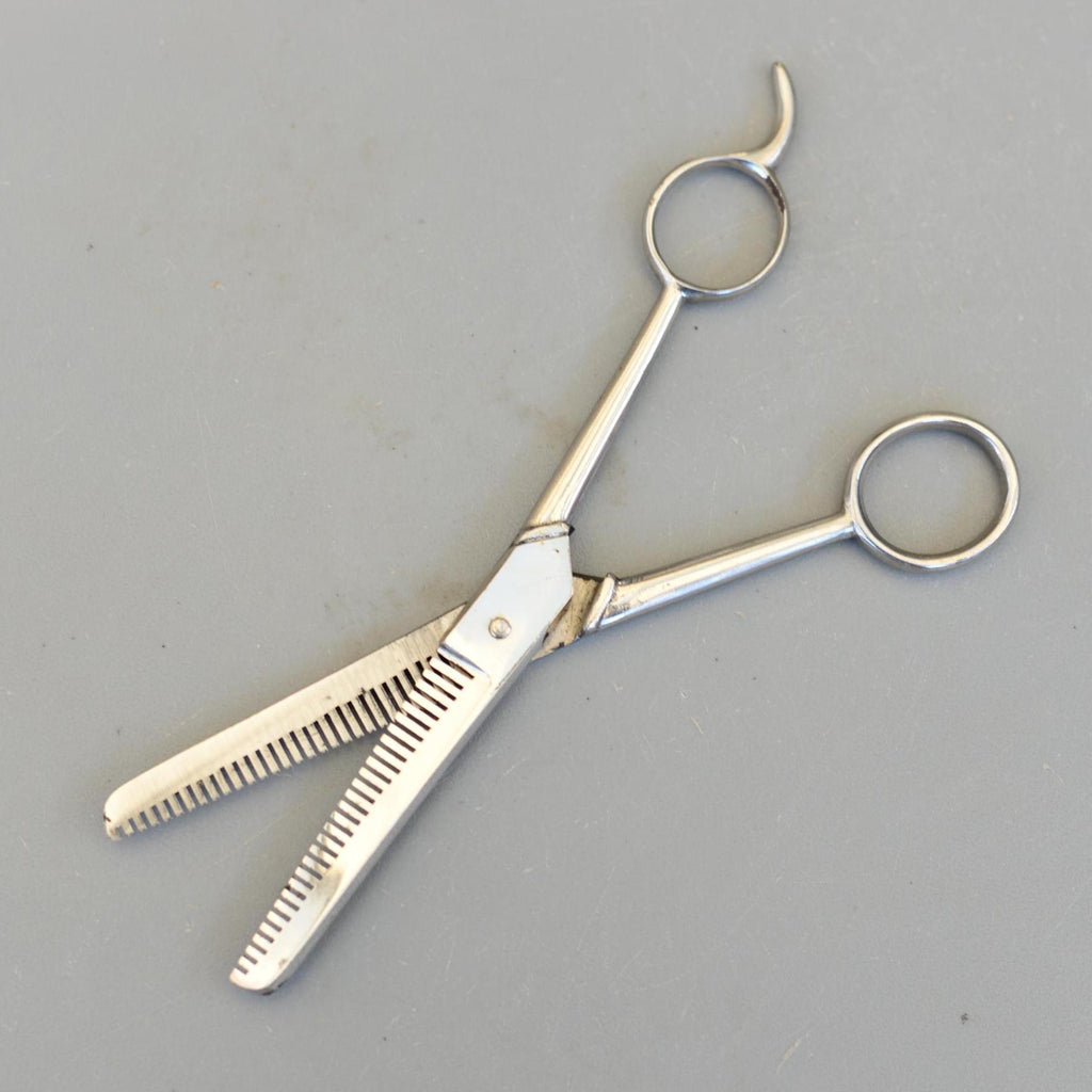 Vintage Rare Angesa Crown Italy Hair Thinning Scissors 7"