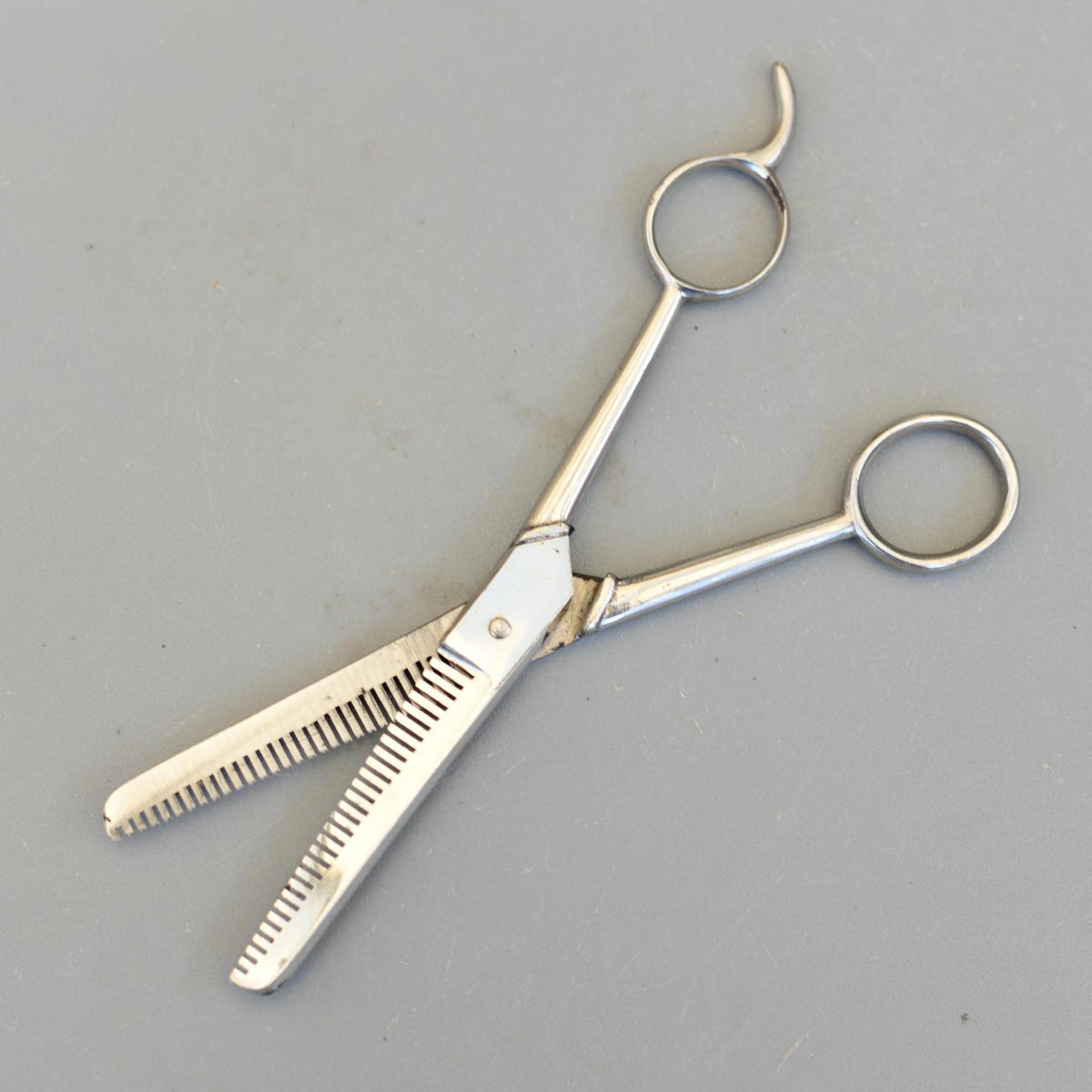 Vintage Rare Angesa Crown Italy Hair Thinning Scissors 7"