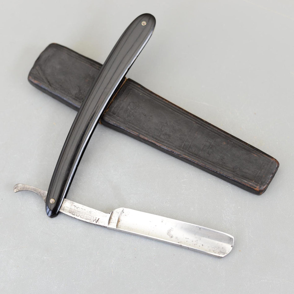 Vintage METROPOL Special Straight Razor Sheffield Steel Germany