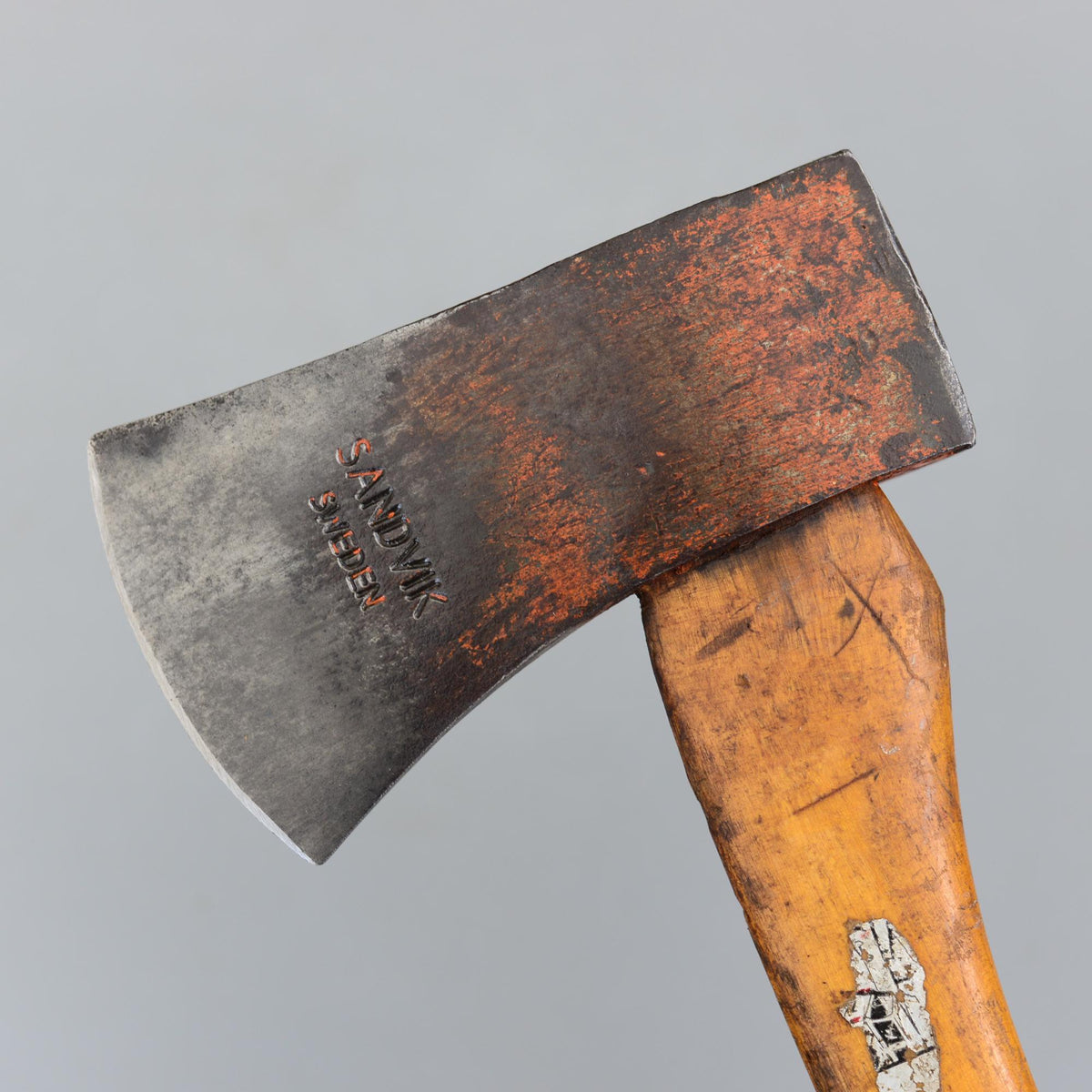 Vintage SANDVIK Sweden Axe 0,6 1 1/4 Carpenters Survival Camp Bushcraft Ax