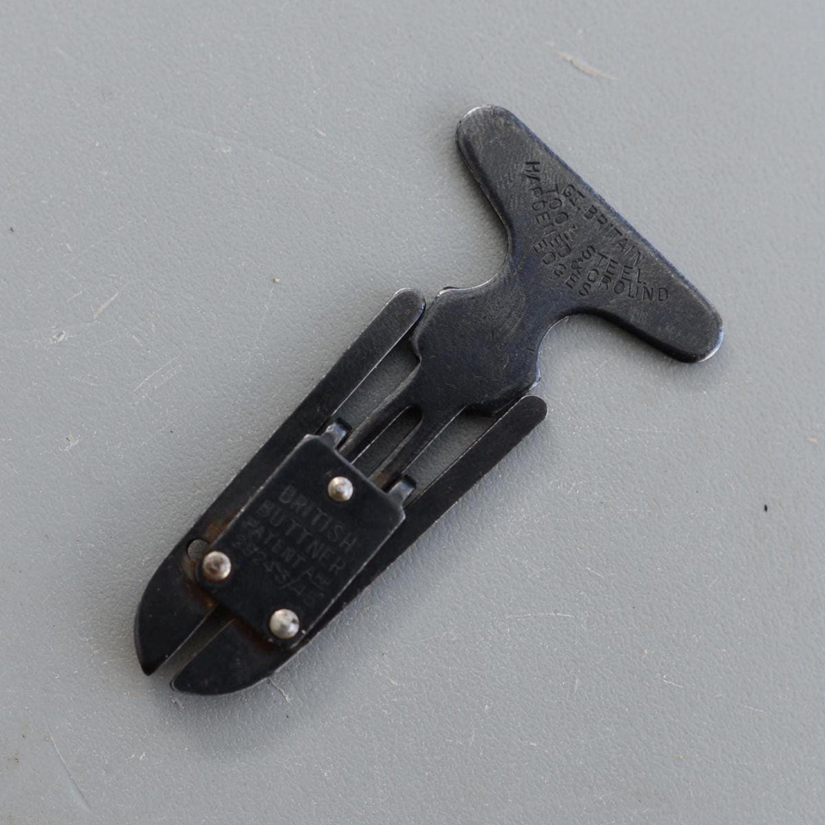 Vintage British Buttner Smoking Pipe Tool Reamer Hardened Steel Patent