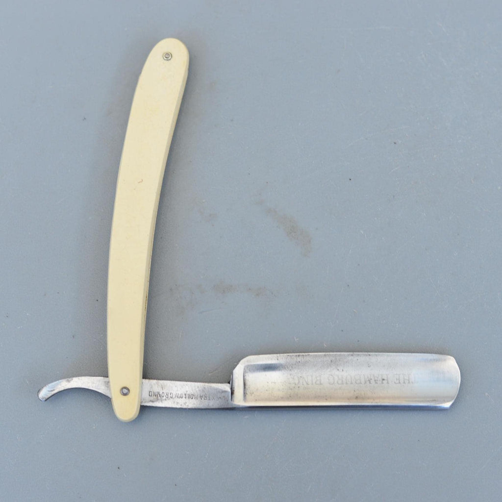 Vintage Hamburg Ring Straight Razor Germany