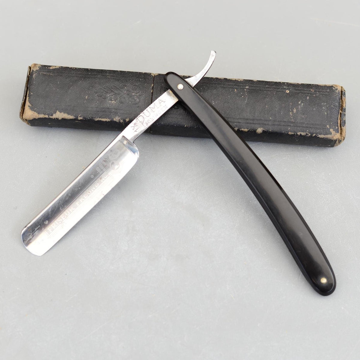 Vintage Puma Friseur Freund No1 Solingen Germany Straight Razor