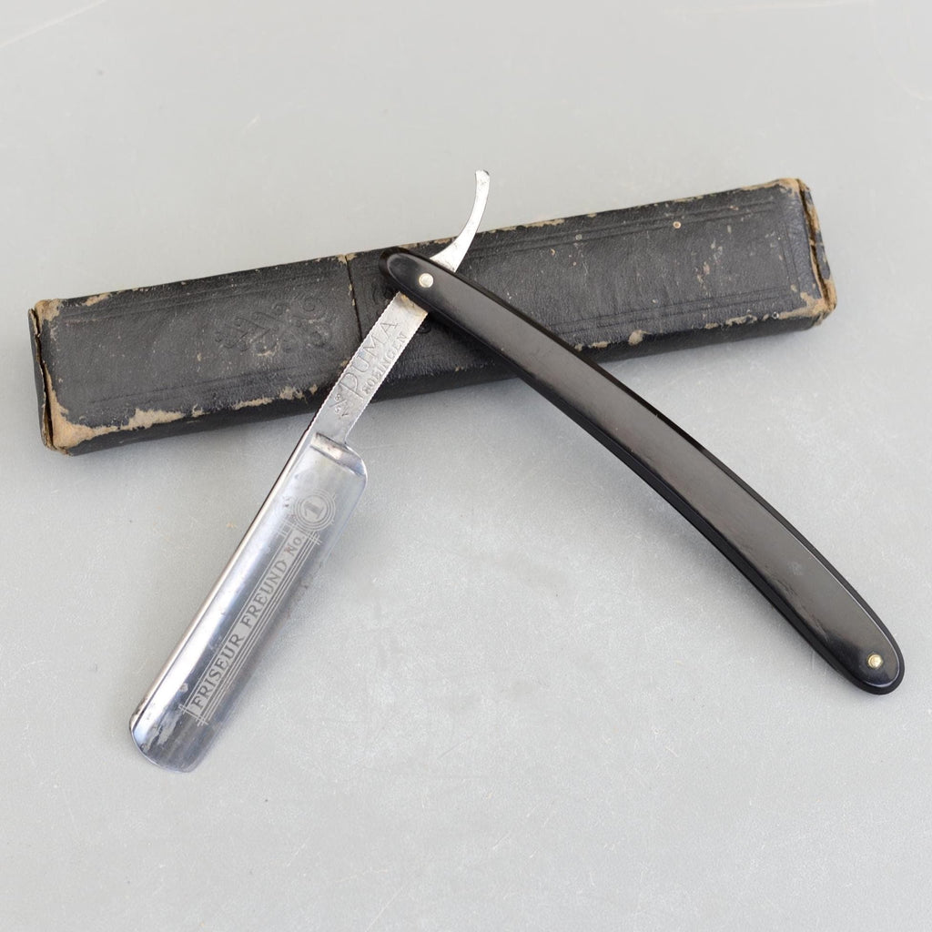 Vintage Puma Friseur Freund No1 Solingen Germany Straight Razor