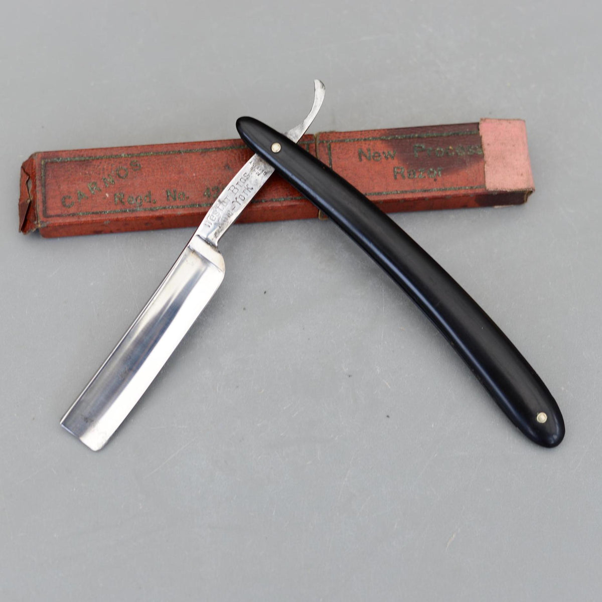 Vintage Wester Bros. New York No17 Straight Razor Germany