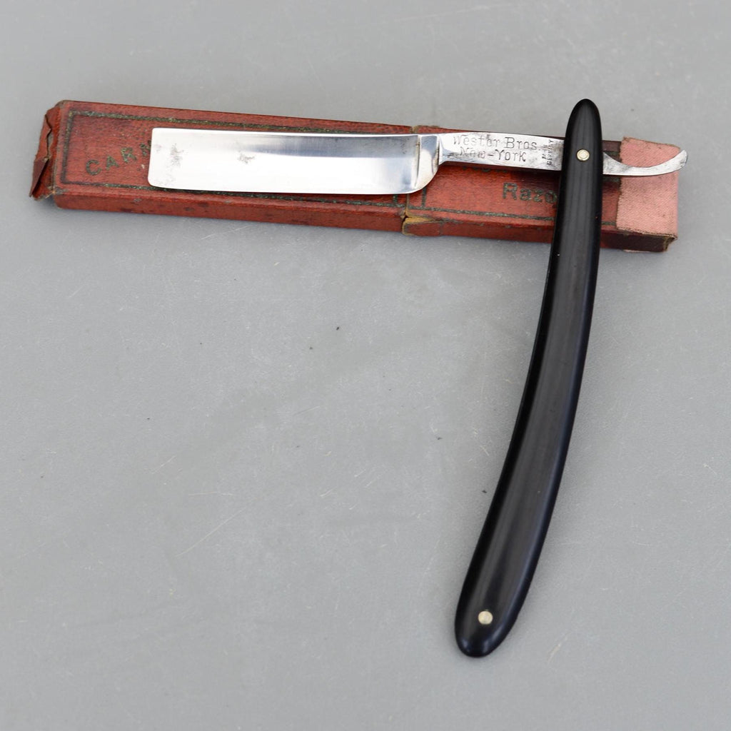 Vintage Wester Bros. New York No17 Straight Razor Germany