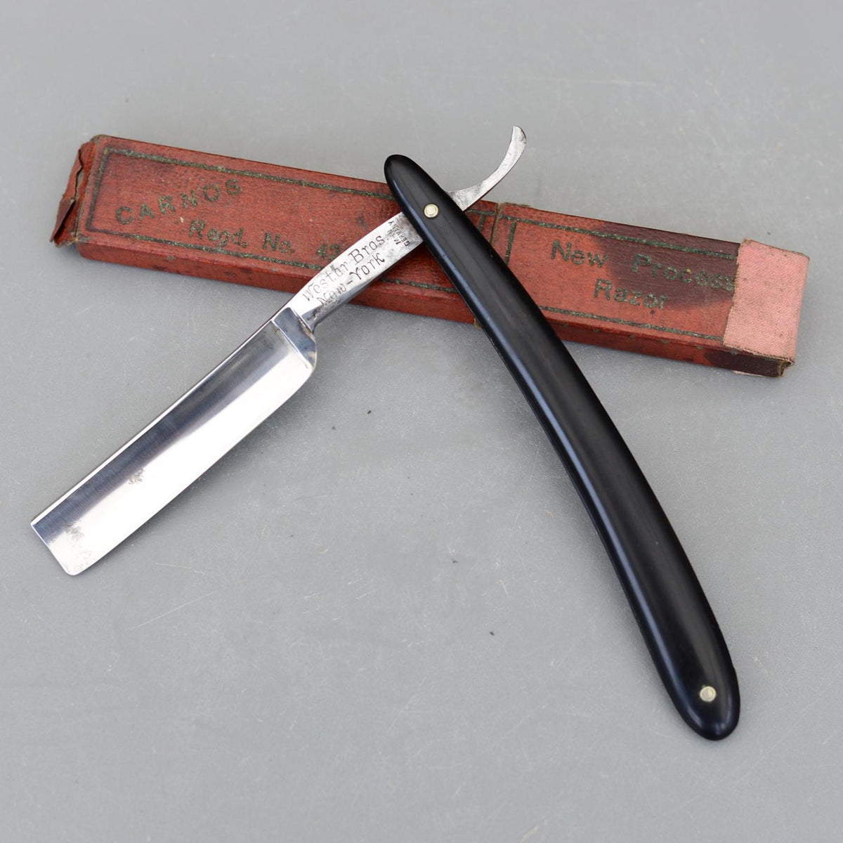 Vintage Wester Bros. New York No17 Straight Razor Germany