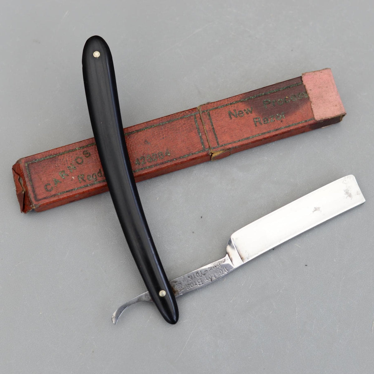 Vintage Wester Bros. New York No17 Straight Razor Germany