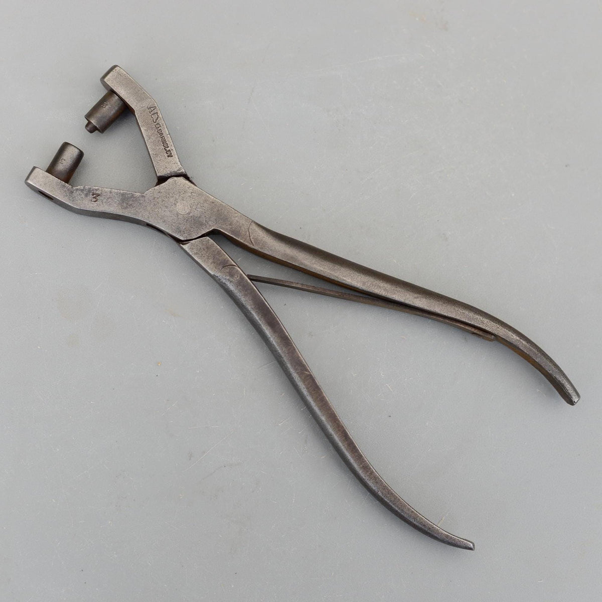Vintage George Barnsley No3 Shoemaker’s Box Jointed Eyelet Closing Pliers