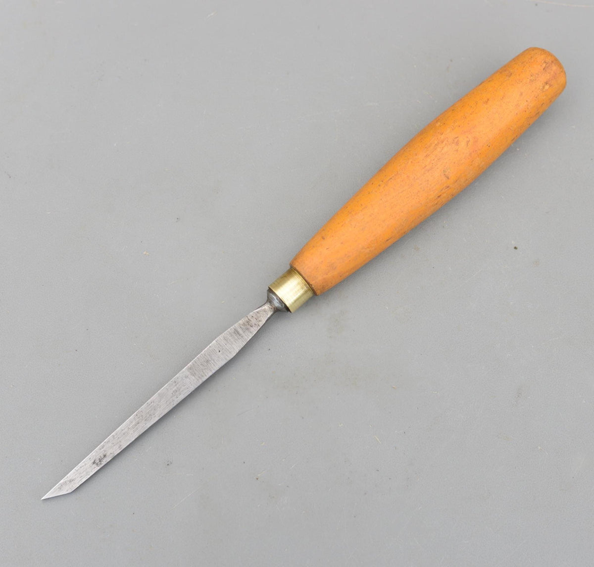 Vintage Joseph Tyzack & Son London 3.5mm No1 Carving Flat Chisel Boxwood