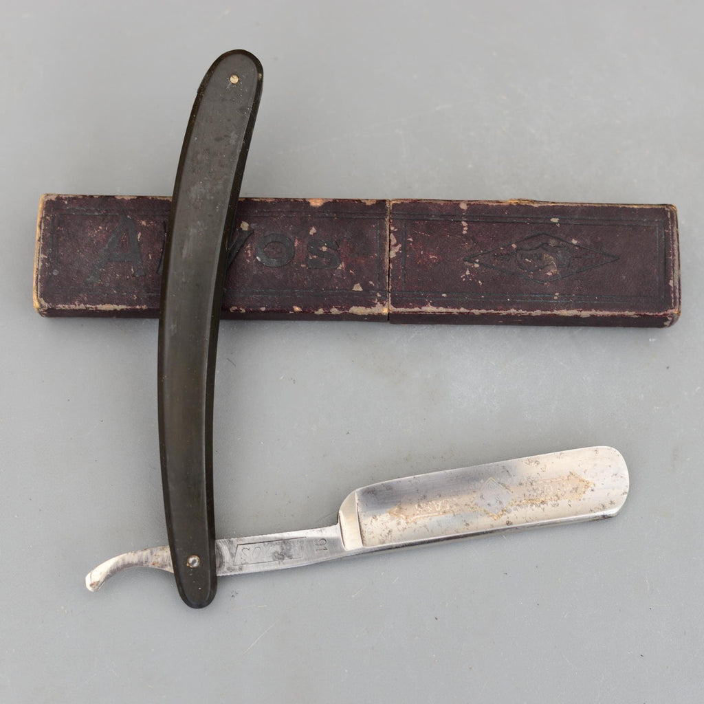 Vintage AEVOS No 91 Solingen Germany Straight Razor