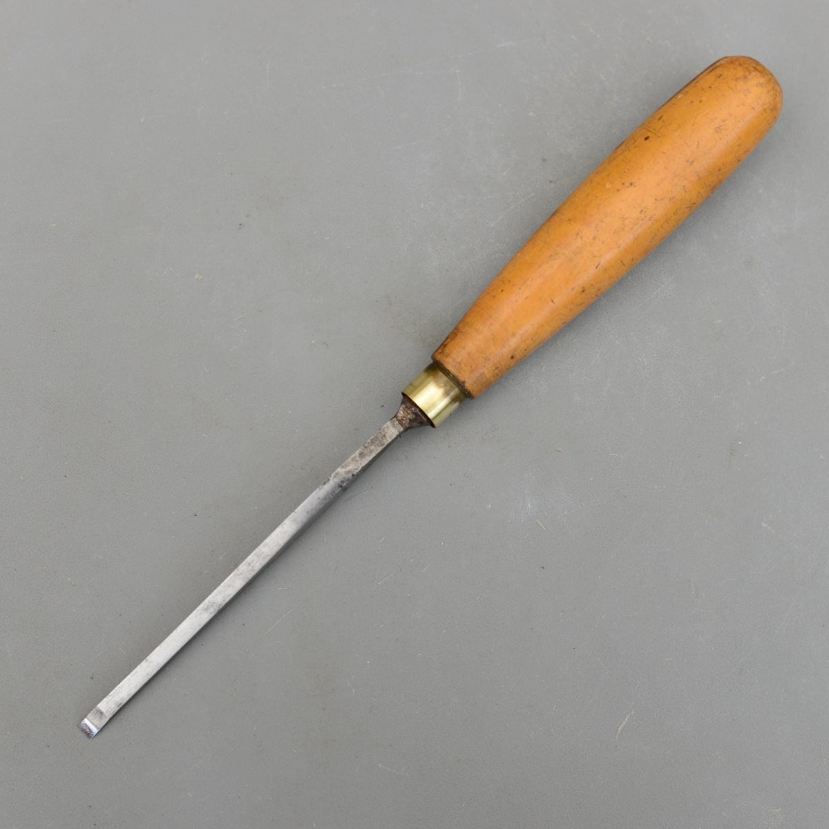 Vintage Joseph Tyzack & Son London 4.5mm No1 Carving Flat Chisel Boxwood
