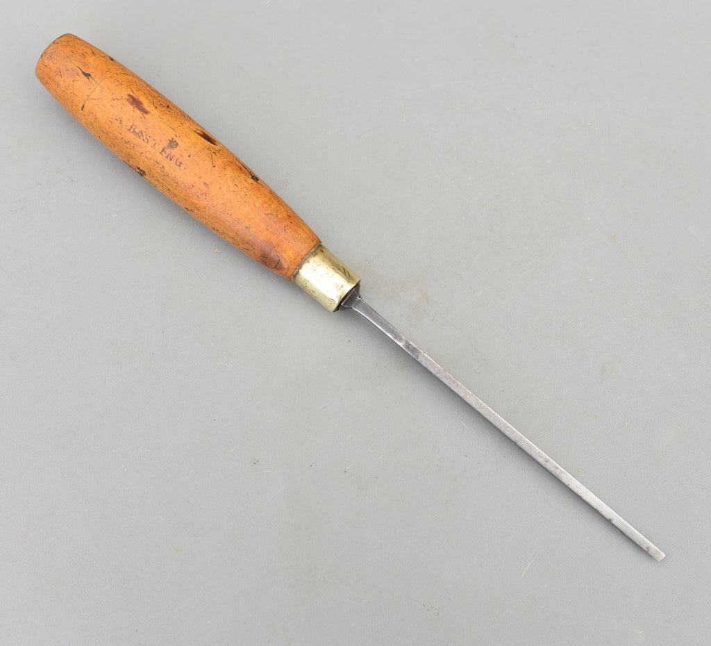 Vintage Rare James Howarth 3.5mm No1 Carving Flat Chisel Boxwood