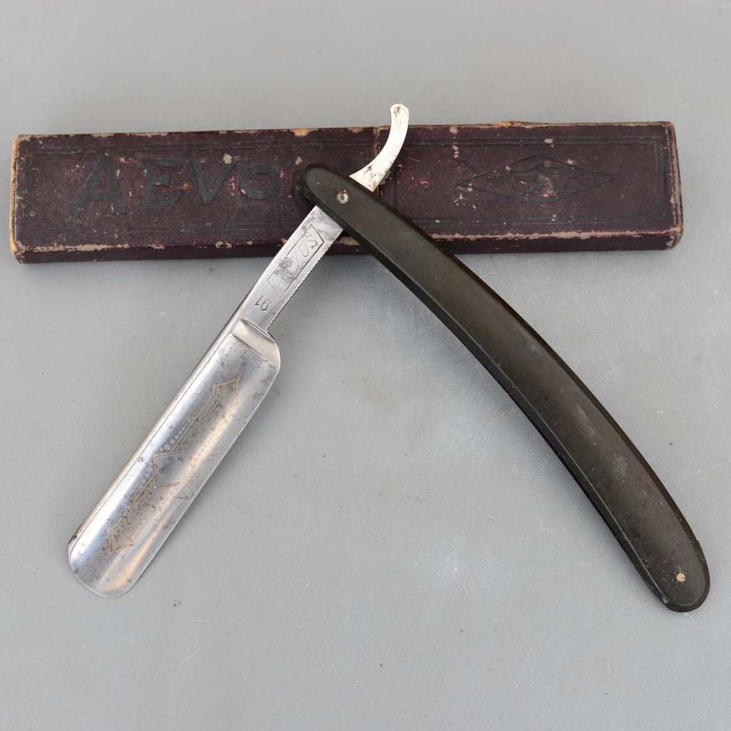 Vintage AEVOS No 91 Solingen Germany Straight Razor