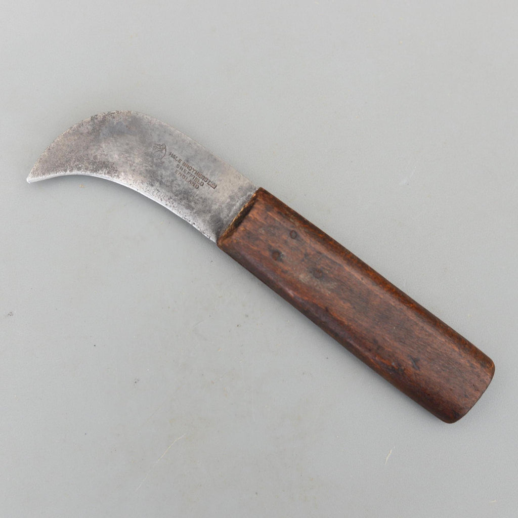 Vintage Hale Brothers Sheffield Leatherworkers Curved Leather Tool
