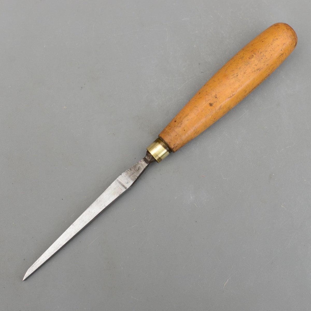 Vintage Joseph Tyzack & Son London 4.5mm No1 Carving Flat Chisel Boxwood
