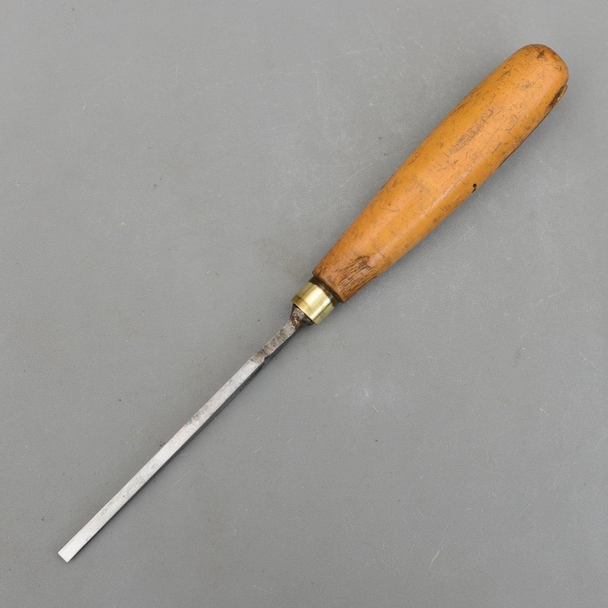 Vintage Joseph Tyzack & Son London 4.5mm No1 Carving Flat Chisel Boxwood