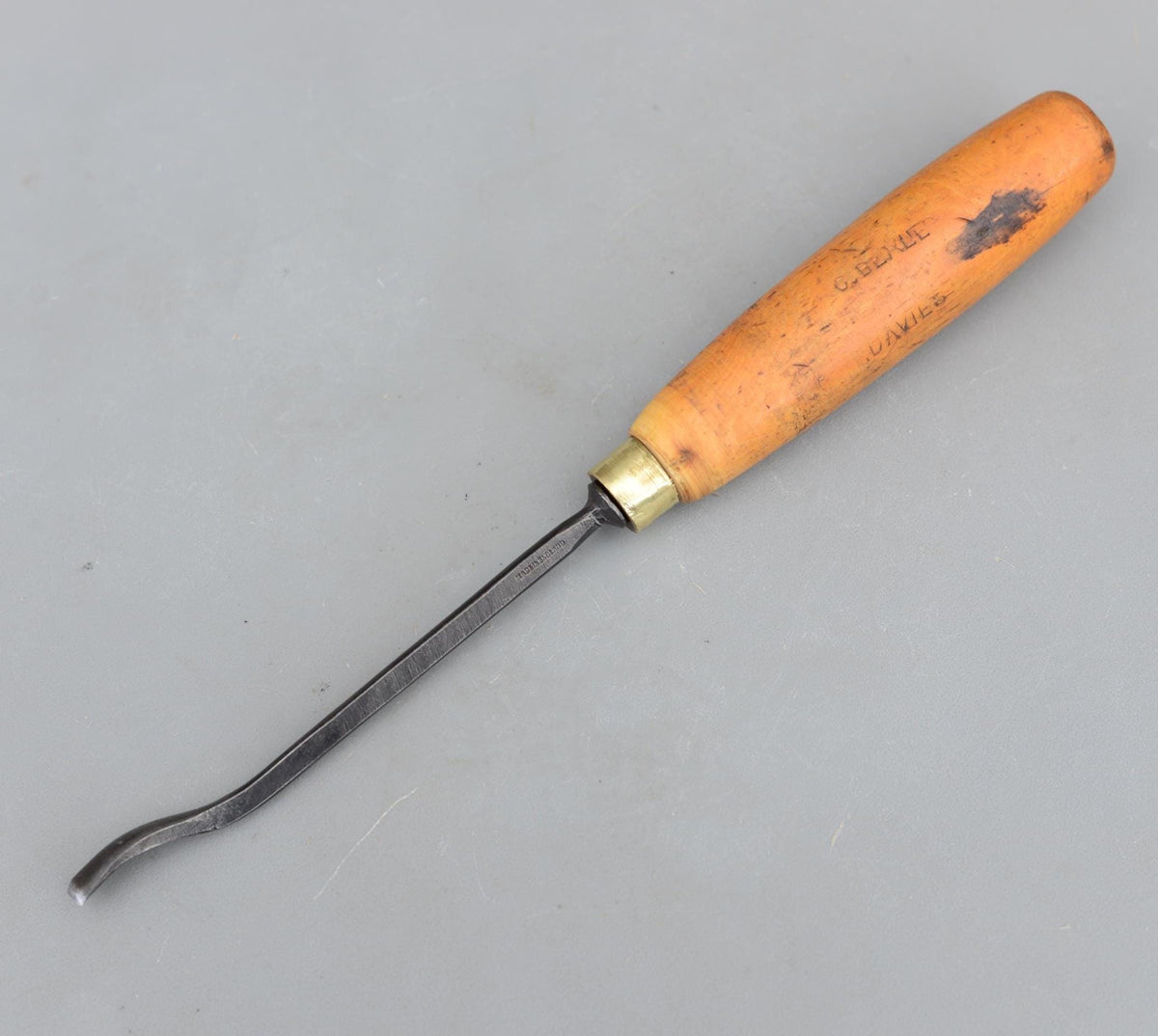 Vintage Henry Taylor 10mm No28 Spoon Bent Carving Gouge Boxwood