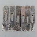 Set 6 Vintage Plane Irons Blades Parts