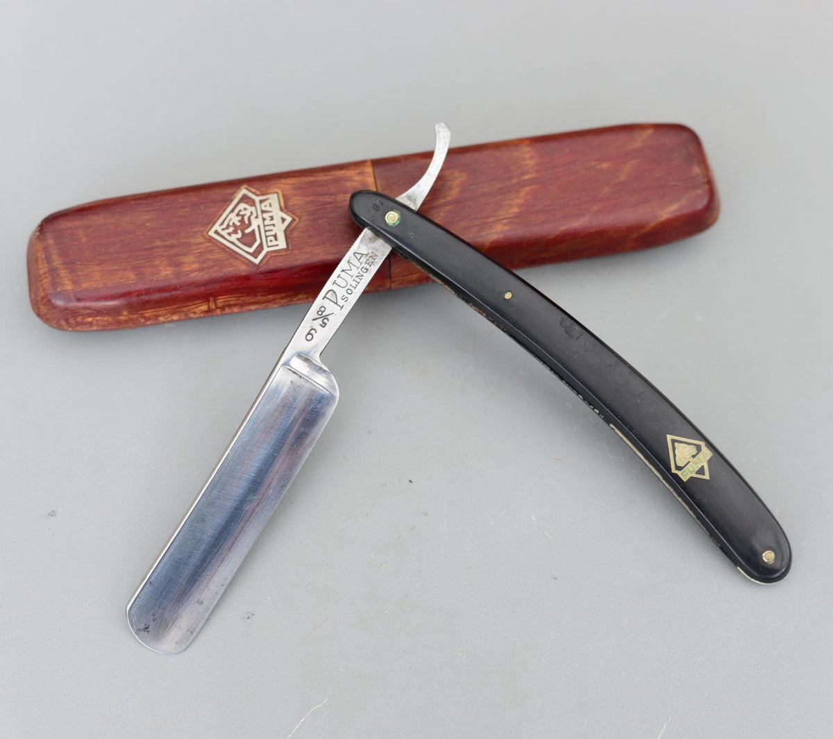 Vintage Puma No9 5/8 Solingen Germany Straight Razor