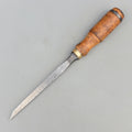 Vintage Swedish Mortise Chisel Birch Handle Sweden