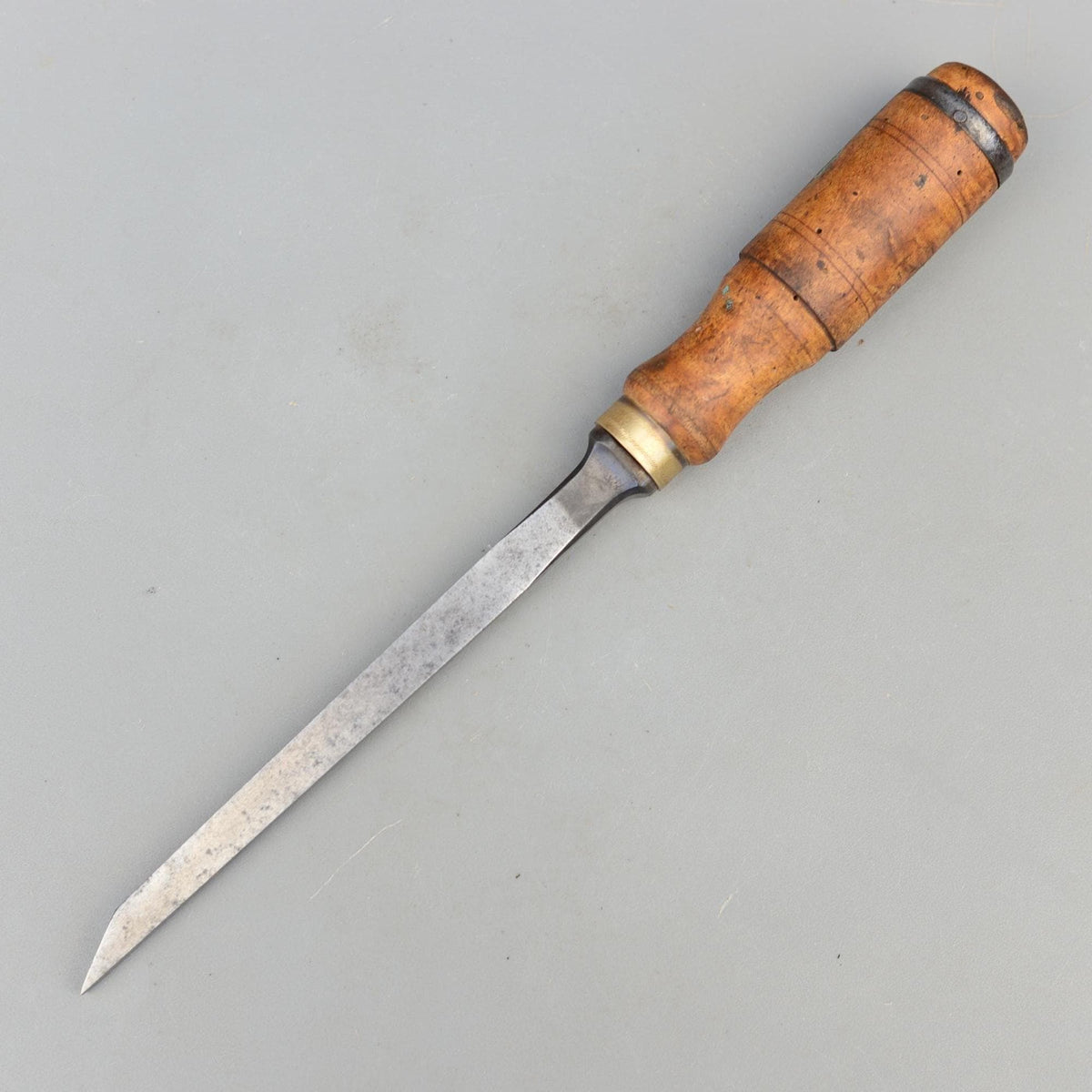 Vintage Swedish Mortise Chisel Birch Handle Sweden