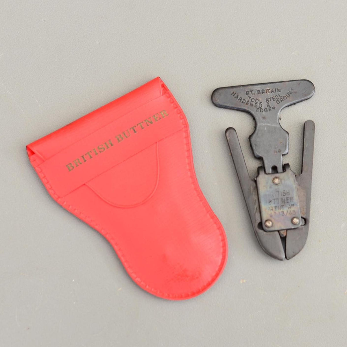 Vintage British Buttner Smoking Pipe Tool Reamer In Case Hardened Steel Patent