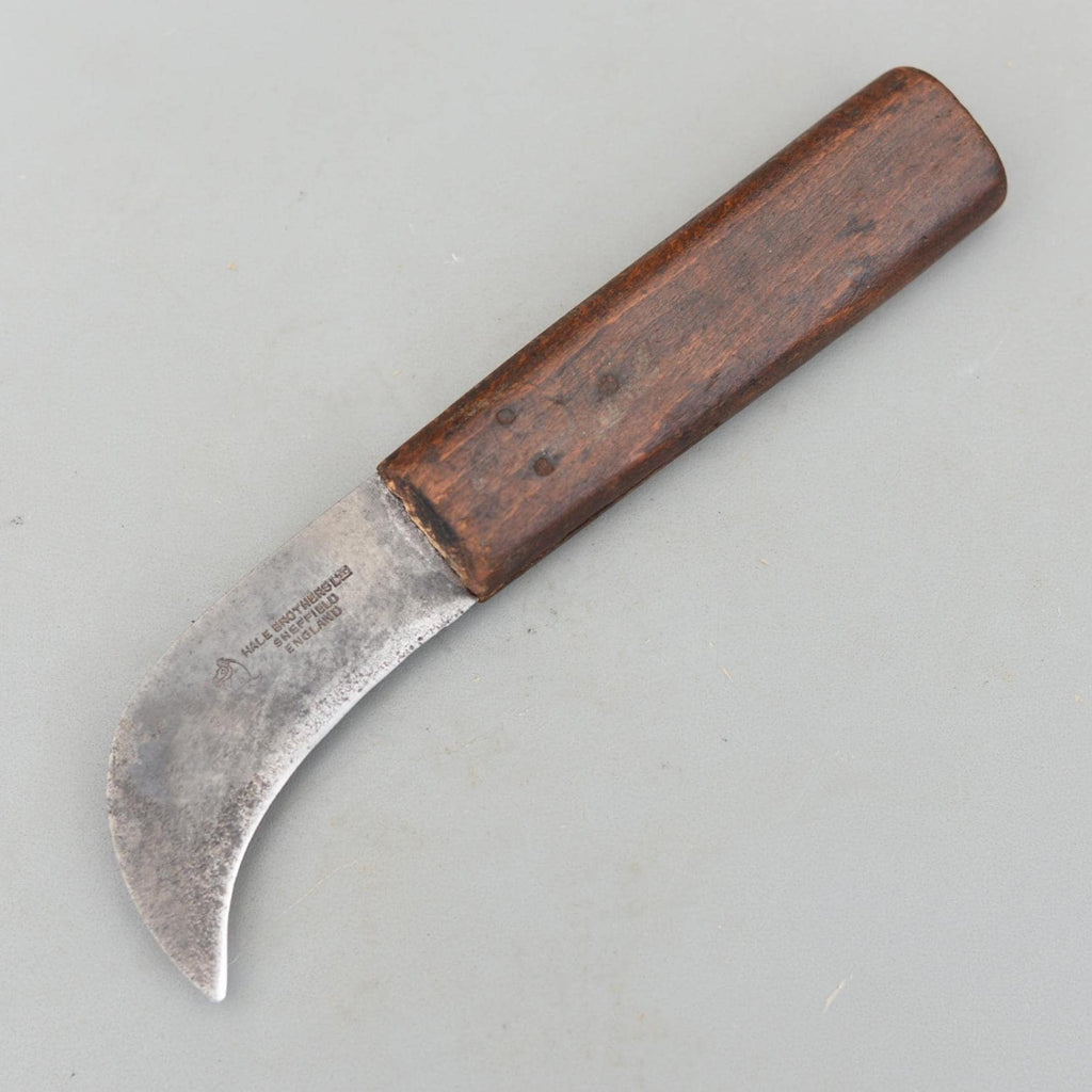 Vintage Hale Brothers Sheffield Leatherworkers Curved Leather Tool