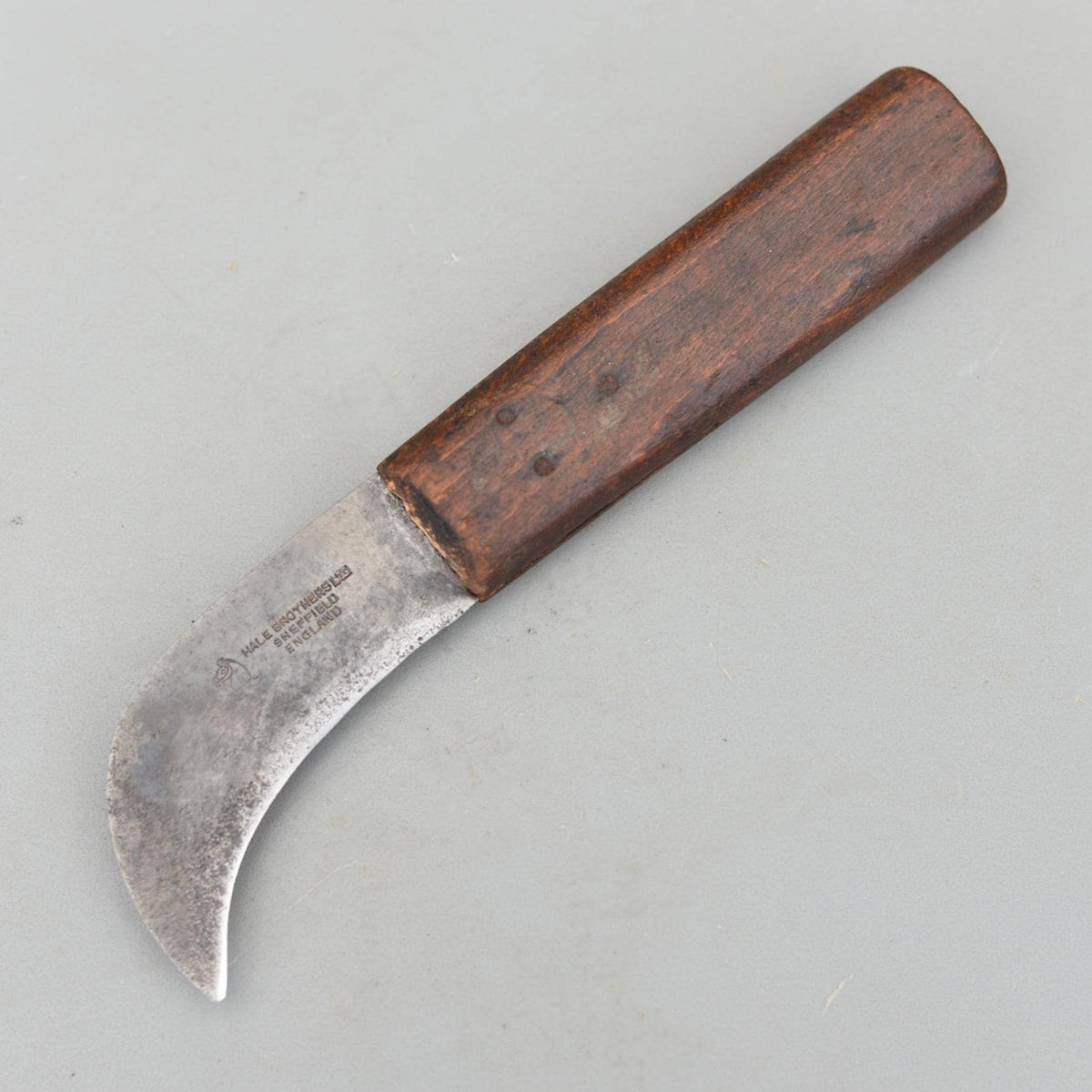 Vintage Hale Brothers Sheffield Leatherworkers Curved Leather Tool