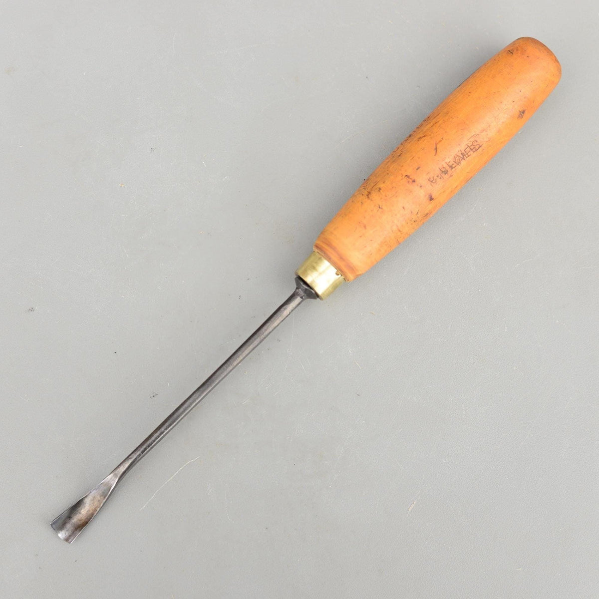 Vintage Henry Taylor 10mm No28 Spoon Bent Carving Gouge Boxwood