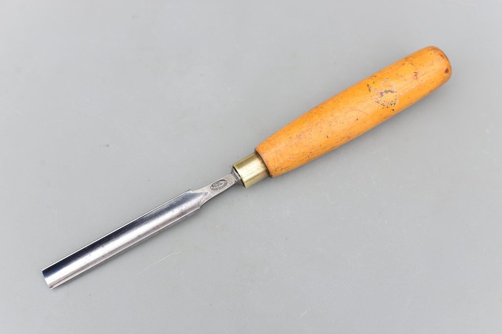 Vintage GTL 14mm Carving Gouge Chisel Original Boxwood Handle