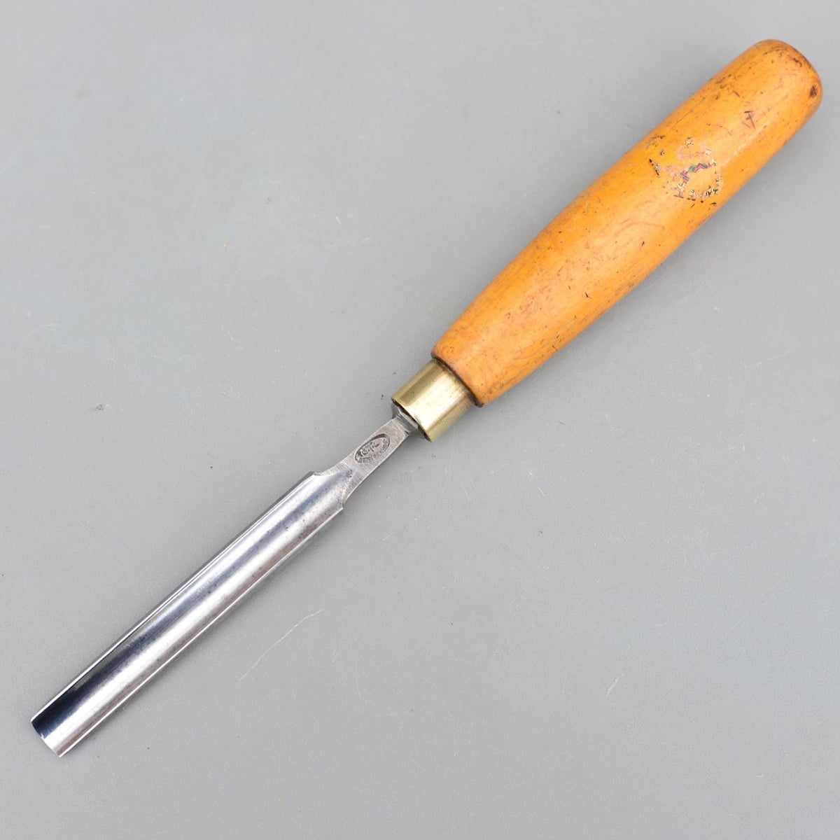 Vintage GTL 14mm Carving Gouge Chisel Original Boxwood Handle