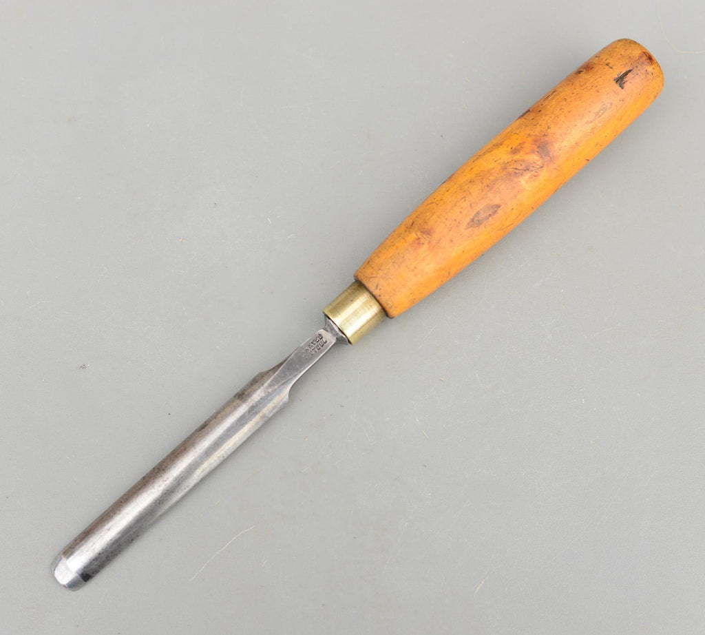 Vintage GTL 14mm Carving Gouge Chisel Original Boxwood Handle