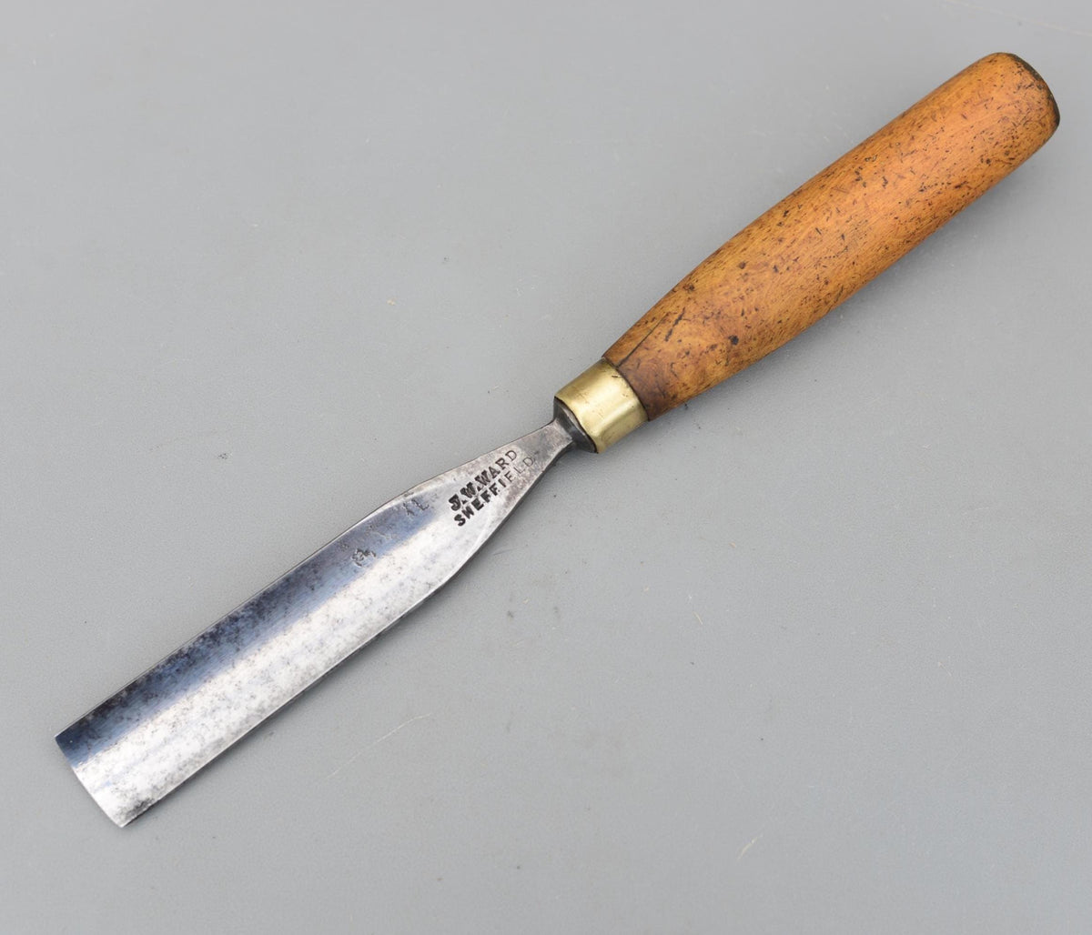 Vintage J.W.Ward Sheffield 26,5mm Carving Gouge Chisel Boxwood