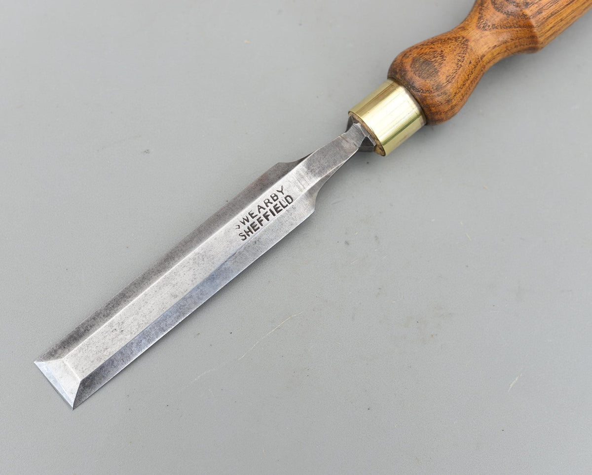 Vintage Swearby Tools Sheffield Bevel Edge Flat Chisel 21,5mm Original Handle