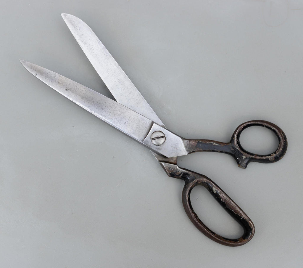 Vintage 12'' Sheffield Tailors Scissors Sewing Dressmaker Fabric Upholstery Shears