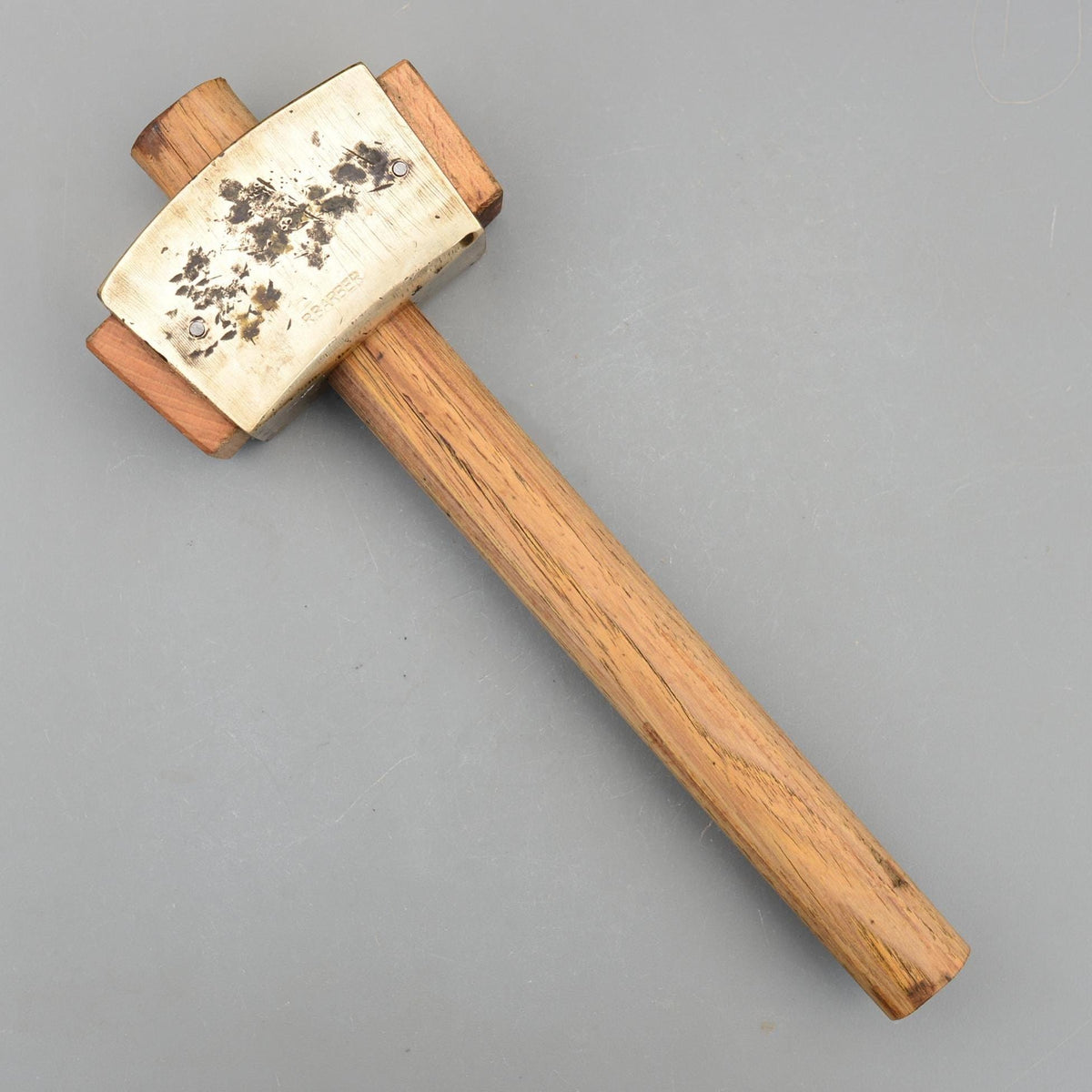 Vintage R.Barber Studley Chest Style Brass Mallet