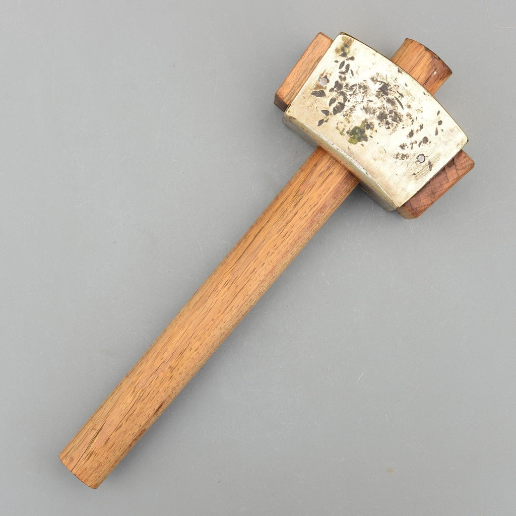 Vintage R.Barber Studley Chest Style Brass Mallet