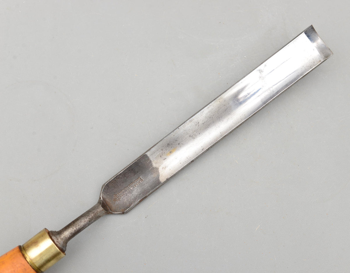 Vintage W.Marples & Sons Cranked Swan Neck Pairing Gouge Chisel 29mm