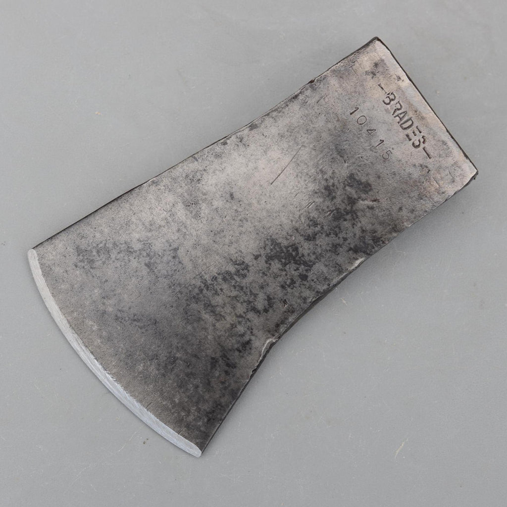 Vintage BRADES 10415 Made in England Axe Head Carpenters Survival Camp Bushcraft Ax