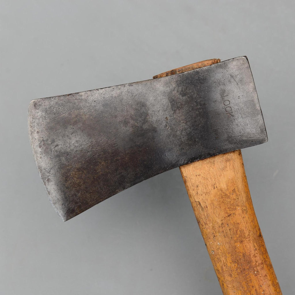 Vintage LOCK Axe Carpenters Survival Camp Bushcraft Ax