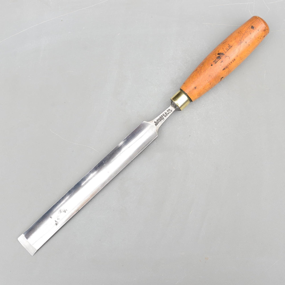 Vintage C.Nurse & Co Sheffield Gouge 26mm Boxwood