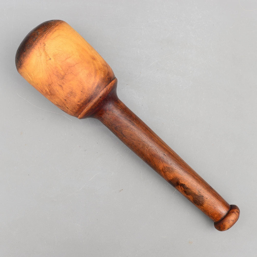 Vintage Wooden Mallet 480g Carving Carpentry Stone Masons