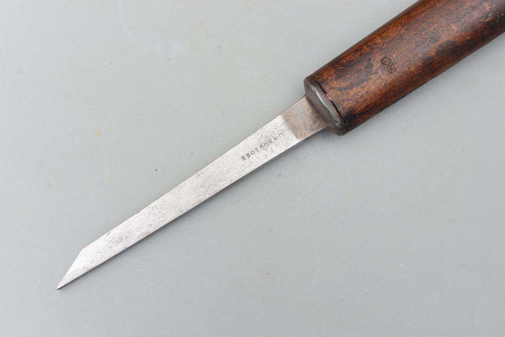 Vintage Rare Ibbotson & Co. Mortice Mortise Chisel Pig Sticker