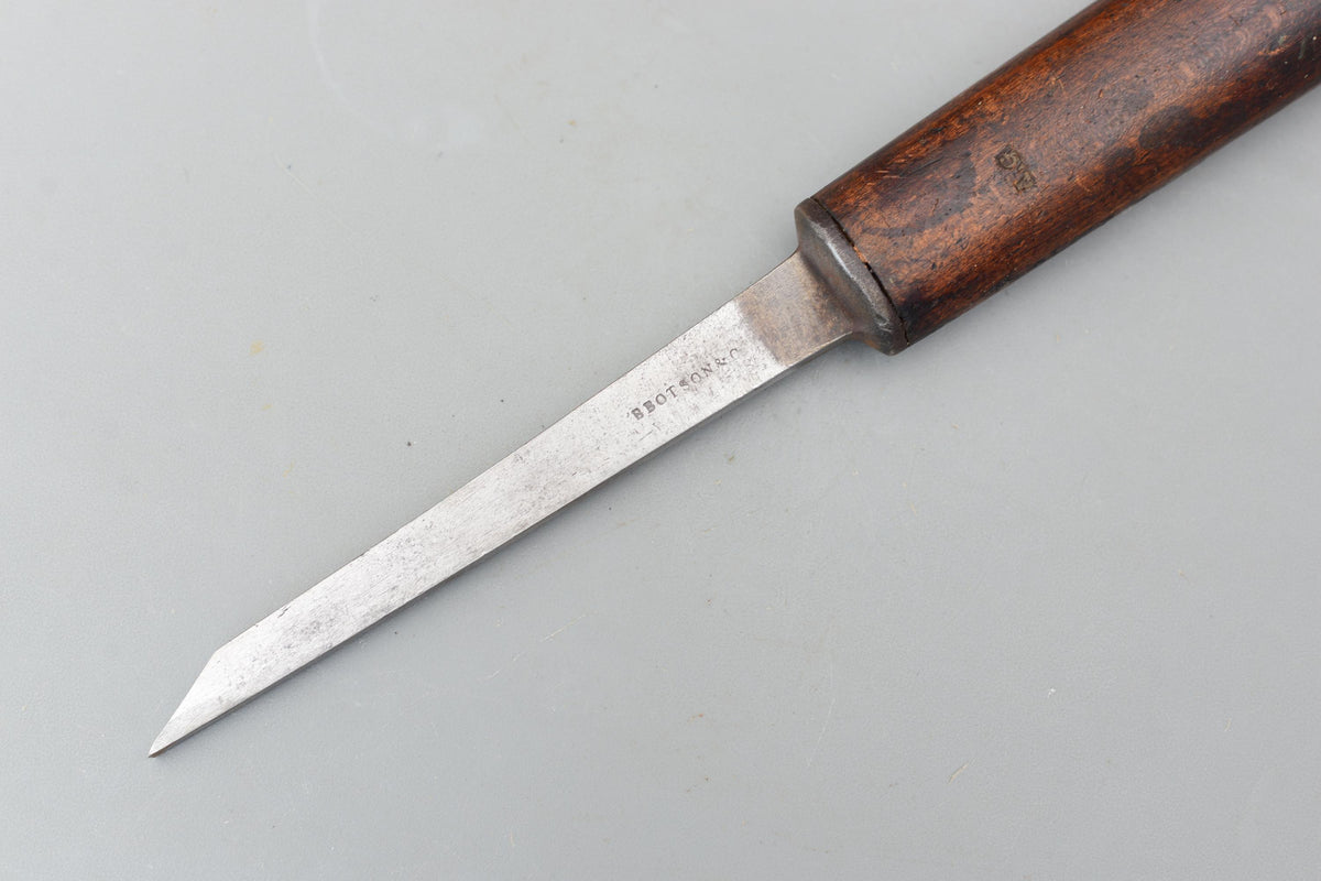 Vintage Rare Ibbotson & Co. Mortice Mortise Chisel Pig Sticker
