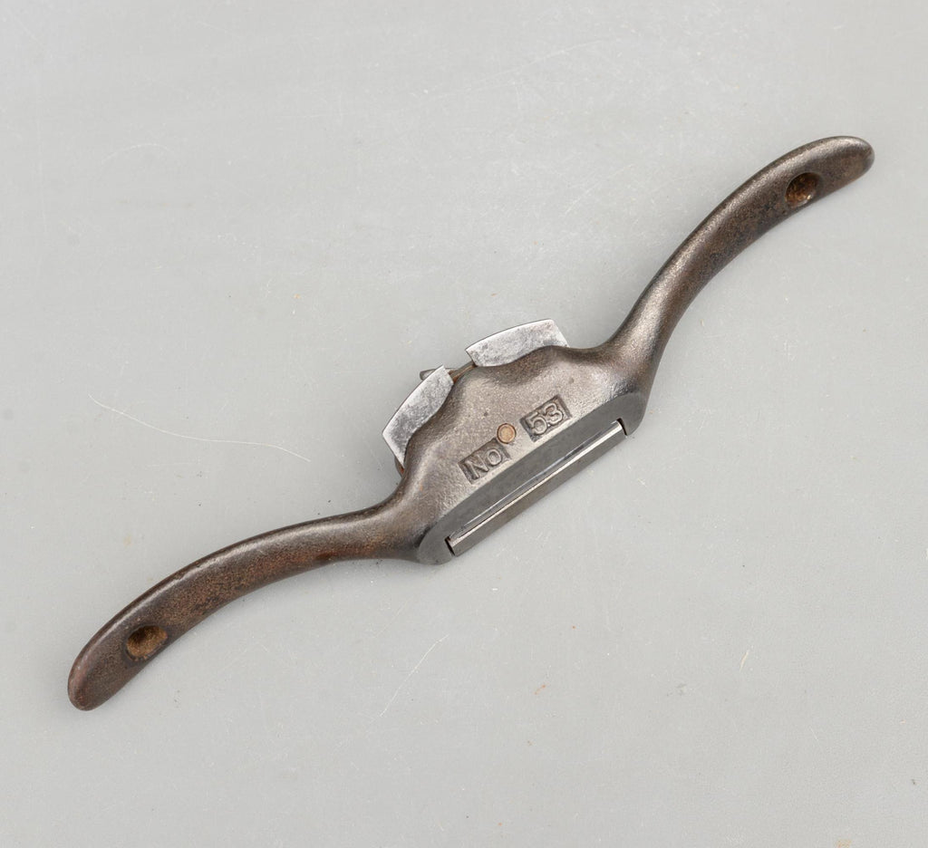 Vintage Rare Stanley Rule & Level USA No 53 Flat Sole Spokeshave